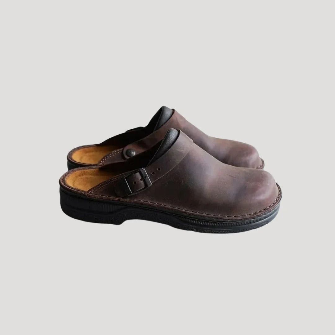 Herr slip-on loafers med mjuk dämpad sula