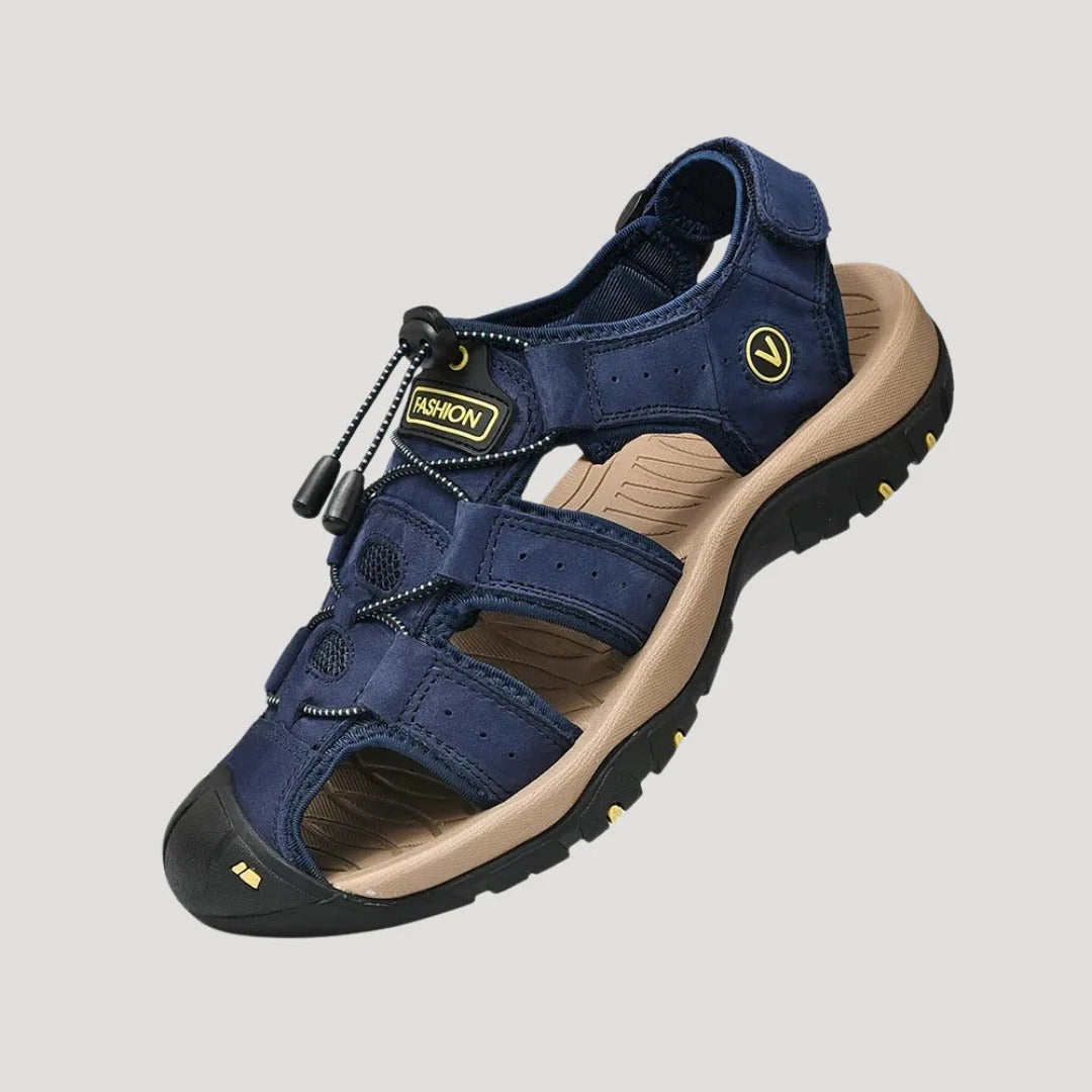 Herr slitstarka sandaler med justerbara remmar